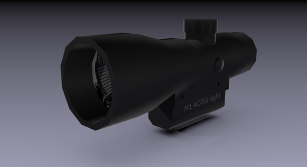 medium famas assault rifle 3ds - Famas Rifle by TotexArtz